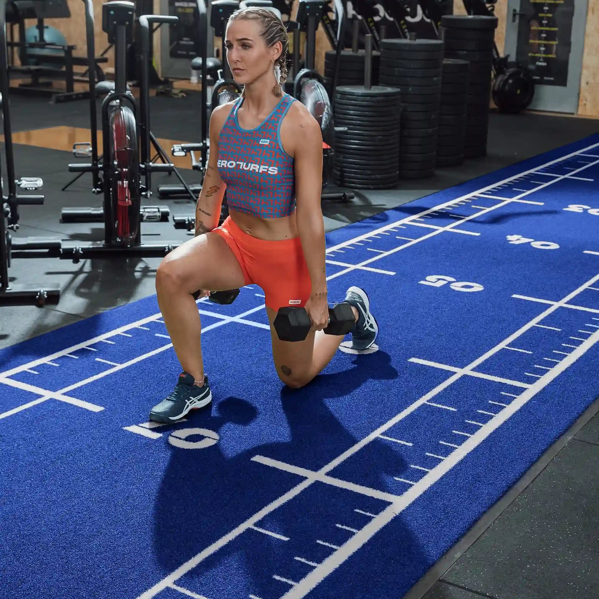 Césped artificial para fisioterapia y rehabilitación deportiva