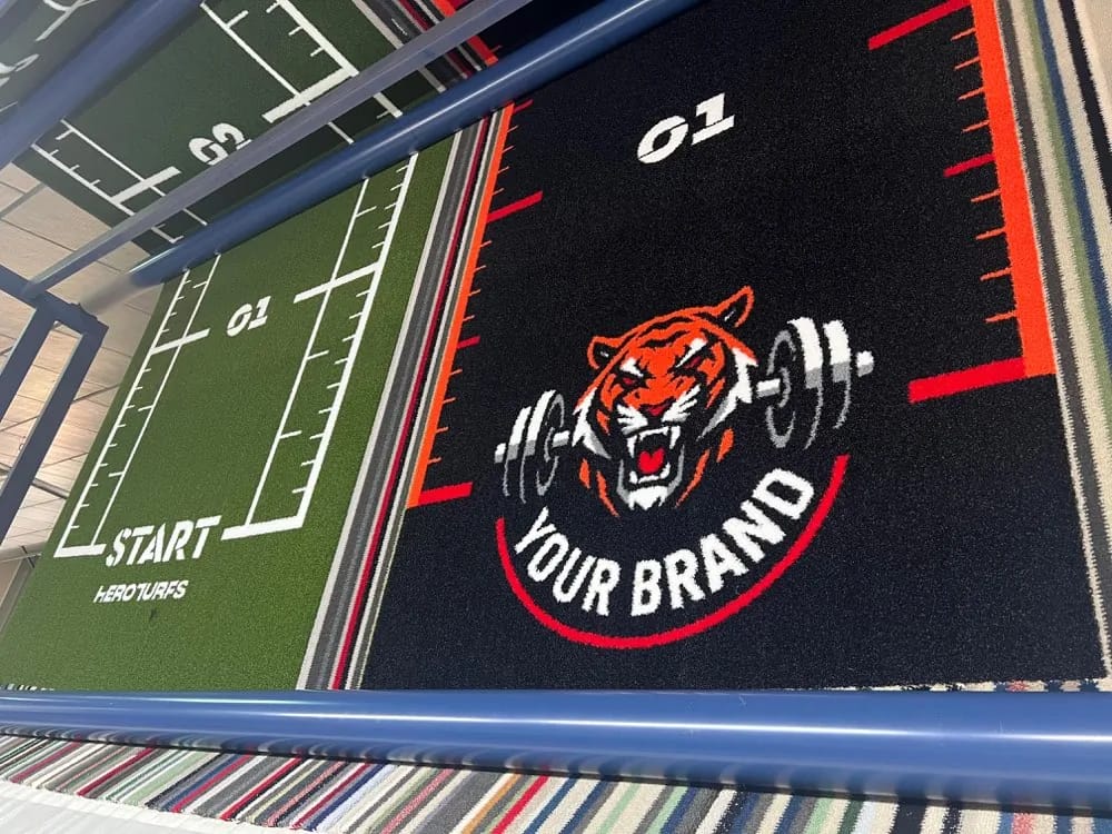 Custom branded track